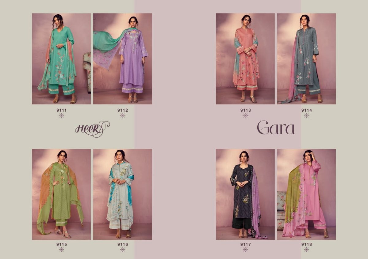 Kimora Fashion Heer Gara Vol-3 9111-9118 Series 9