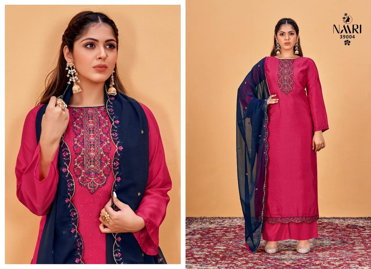 Naari Silkina French Crape 39001-39004 Series 4