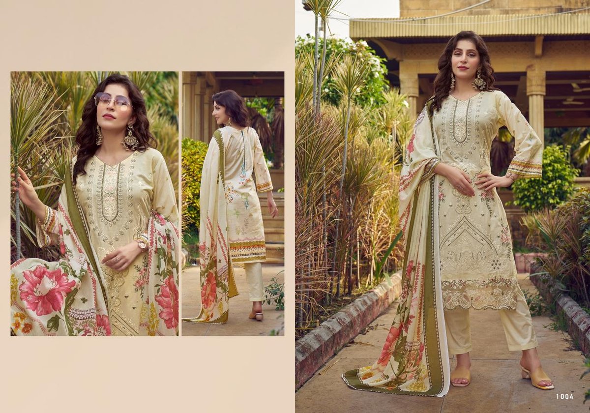 MAJESTY RANGRASHIYA LUXURY LAWN COLLECTION 1001 TO 1004 4