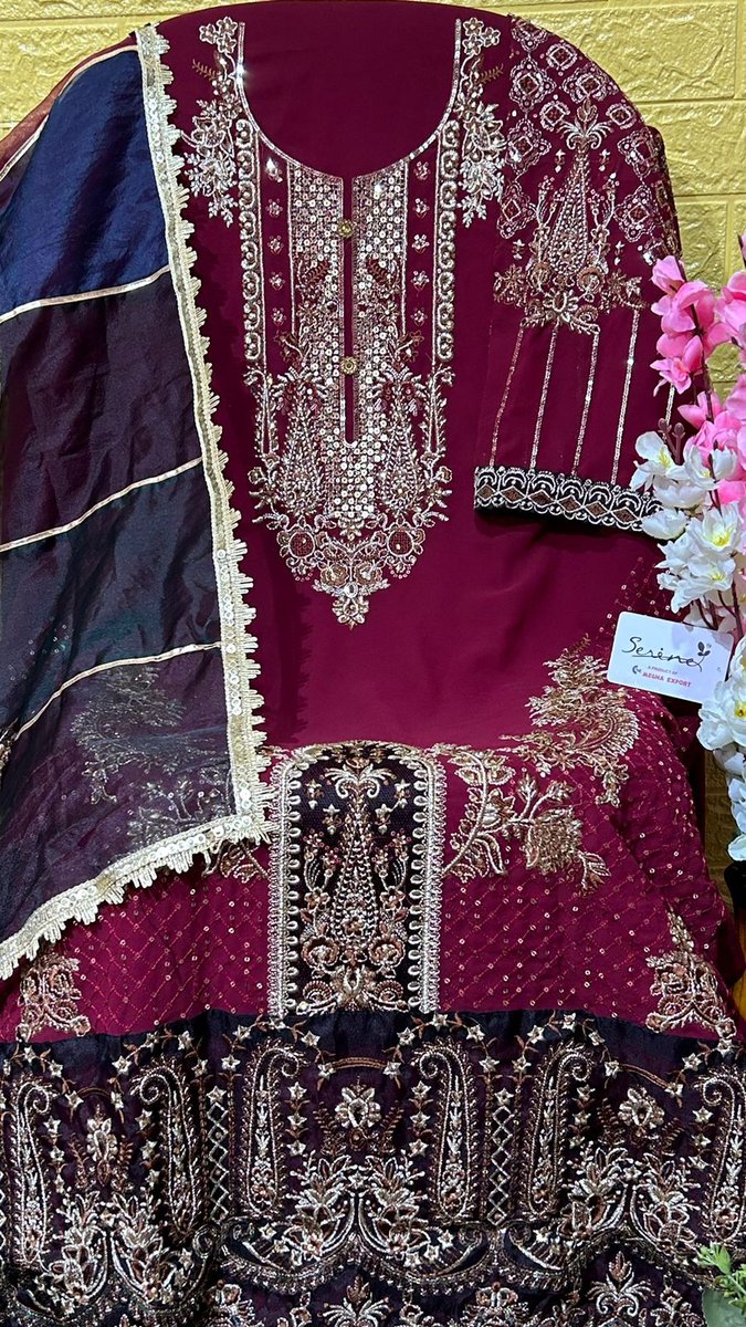 Serine Pakistani Suit S-145 Colors 4