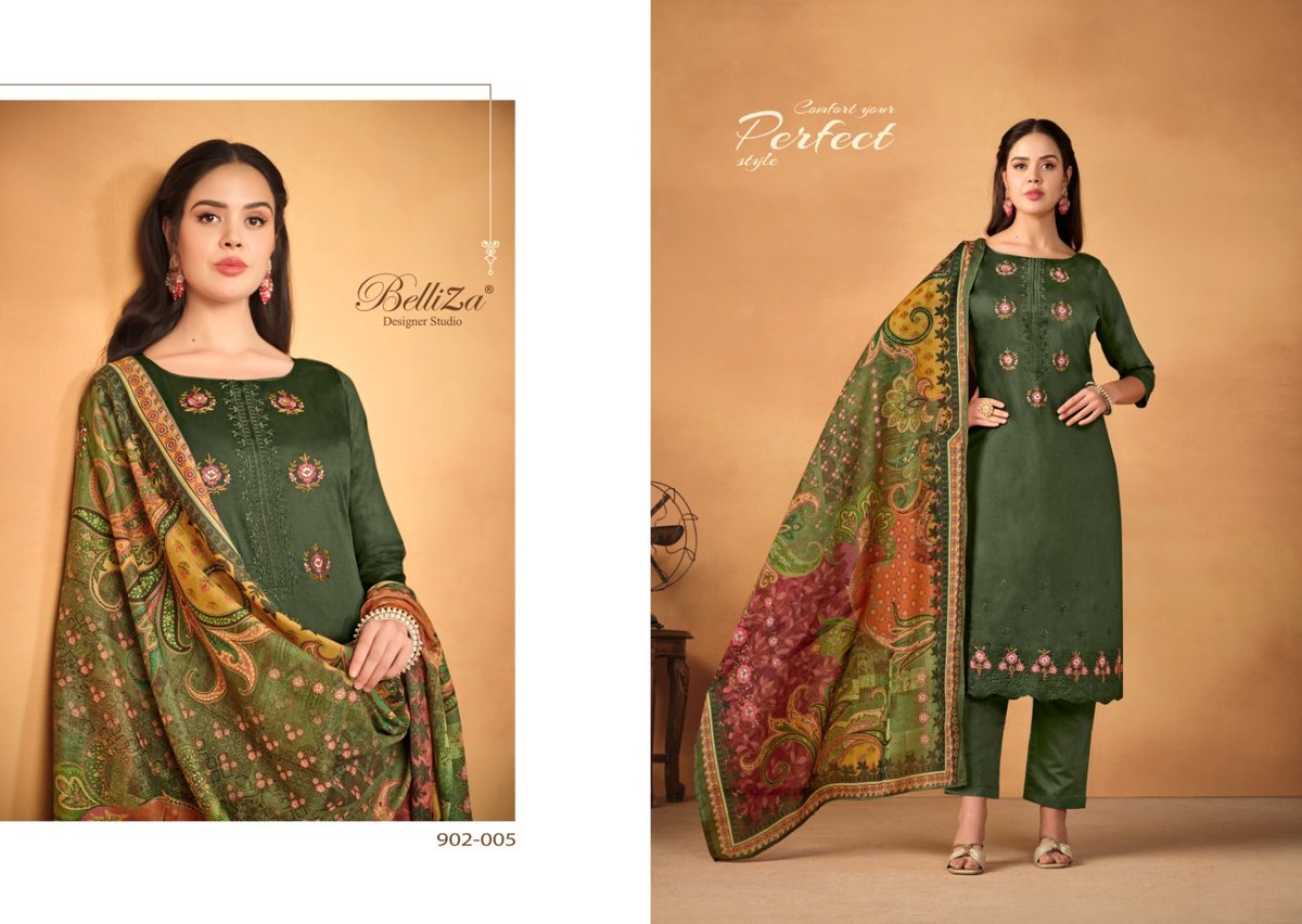 BELLIZA DESIGNER JASHN-E-ISHQ VOL-5 902-001 TO 902-006 5