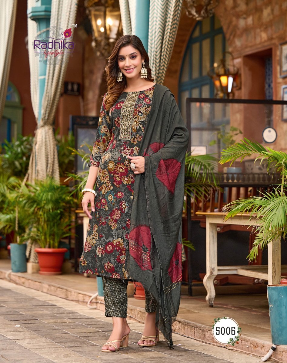 Radhika Lifestyle Seerat Vol-5 5001-5008 Series 6