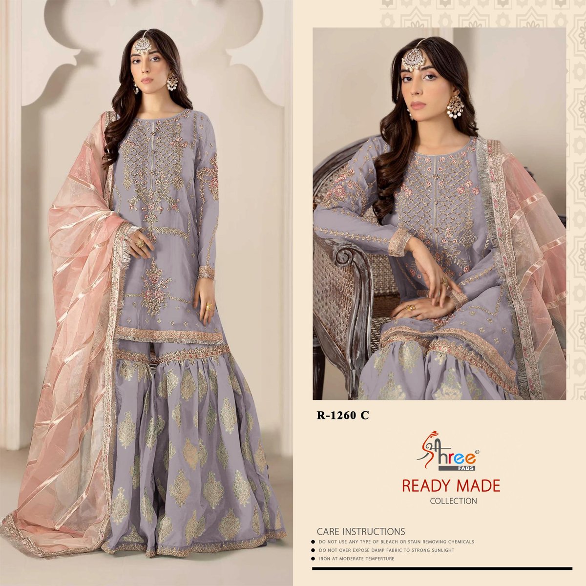 SHREE FAB READY MADE COLLECTION R-1260-A TO R-1260-D 3