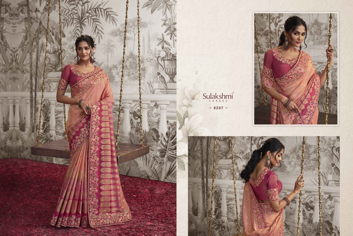 SULAKSHMI SAREES NOOR 8201 TO 8213 7