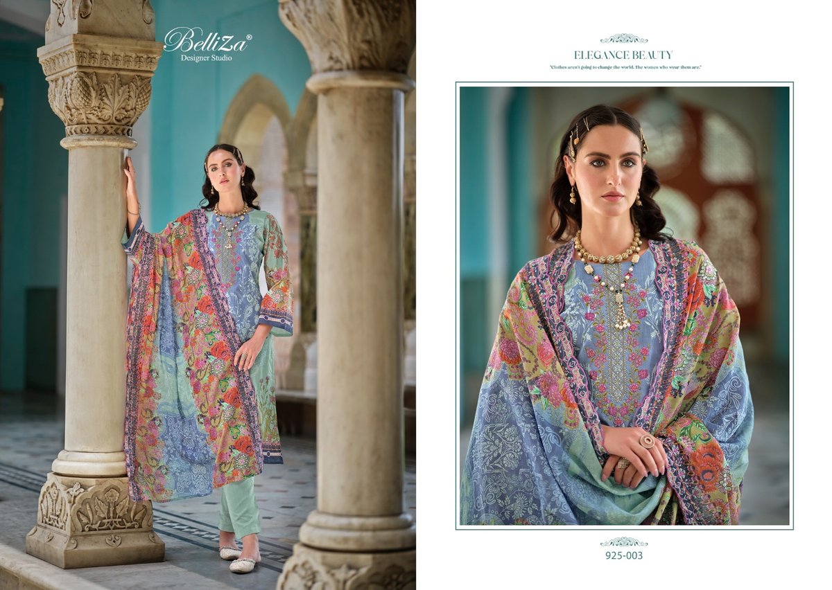BELLIZA DESIGNER GUZARISH VOL-12 925-001 TO 925-008 3
