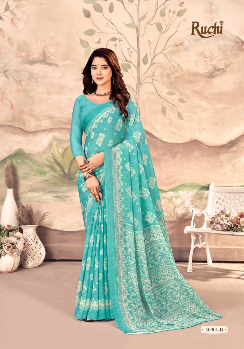 RUCHI SAREE STAR CHIFFON-149 30901-A-D TO 30903-A-D 2