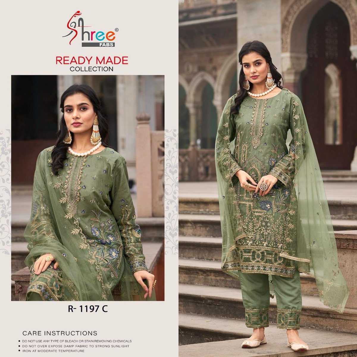 SHREE FAB READY MADE COLLECTION R-1197-A TO R-1197-D 3