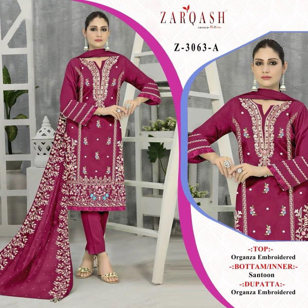 ZARQASH Z-3063-A TO Z-3063-D