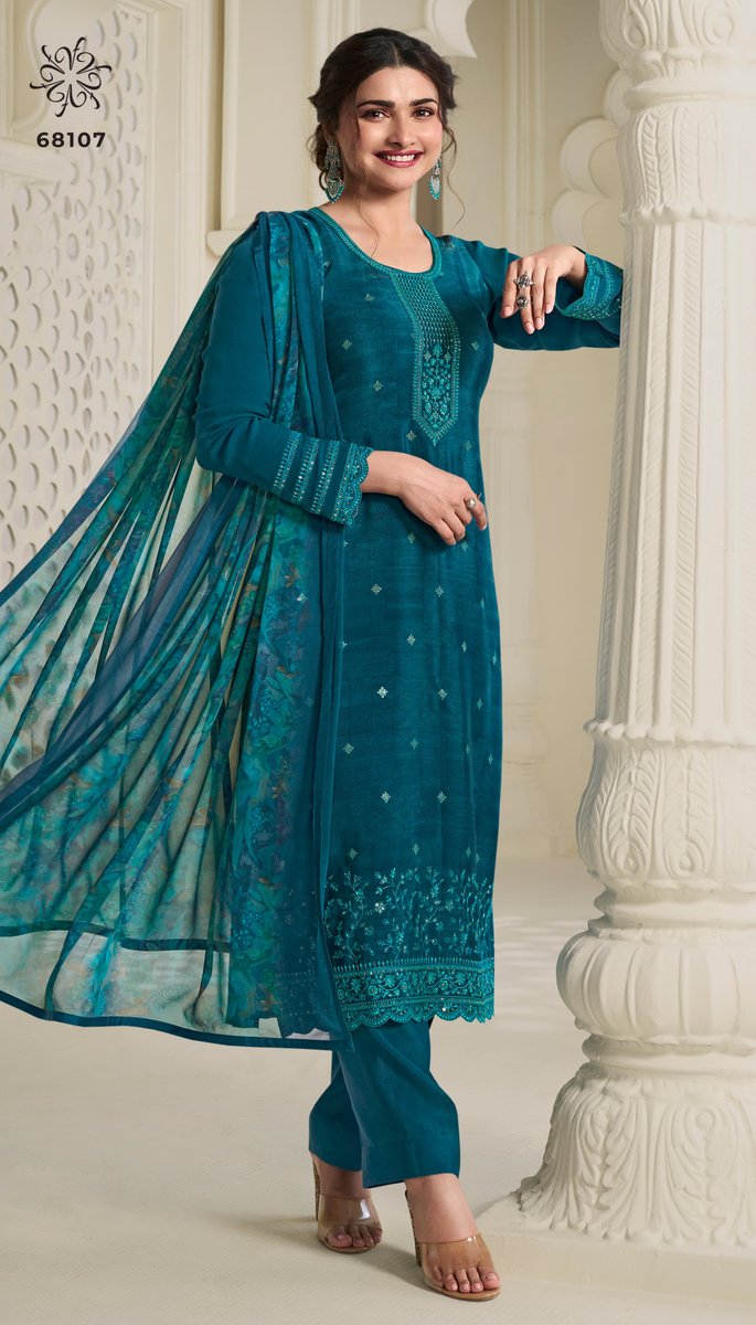 VINAY FASHION SILKINA ROYAL CREPE VOL-45 68101 TO 68108 7
