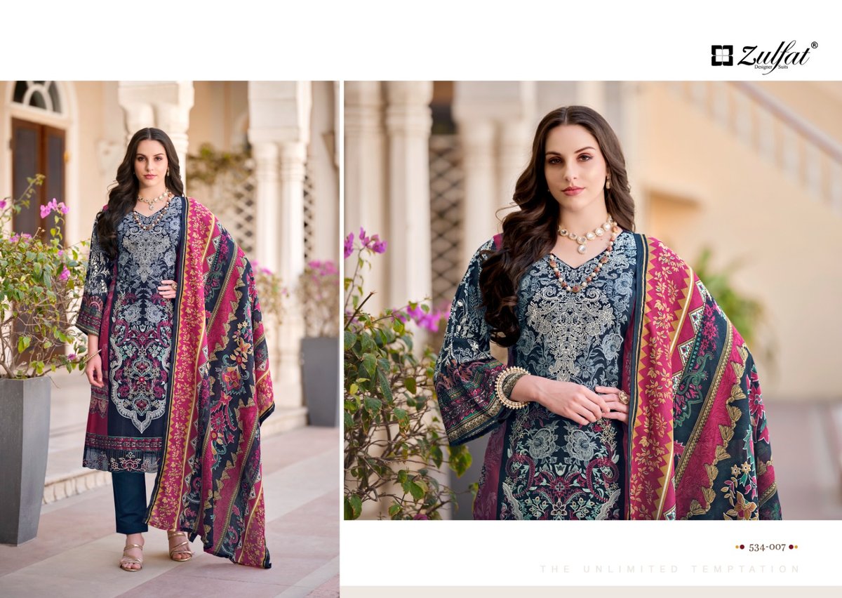 ZULFAT DESIGNER GULREZ 534-001 TO 534-008 7