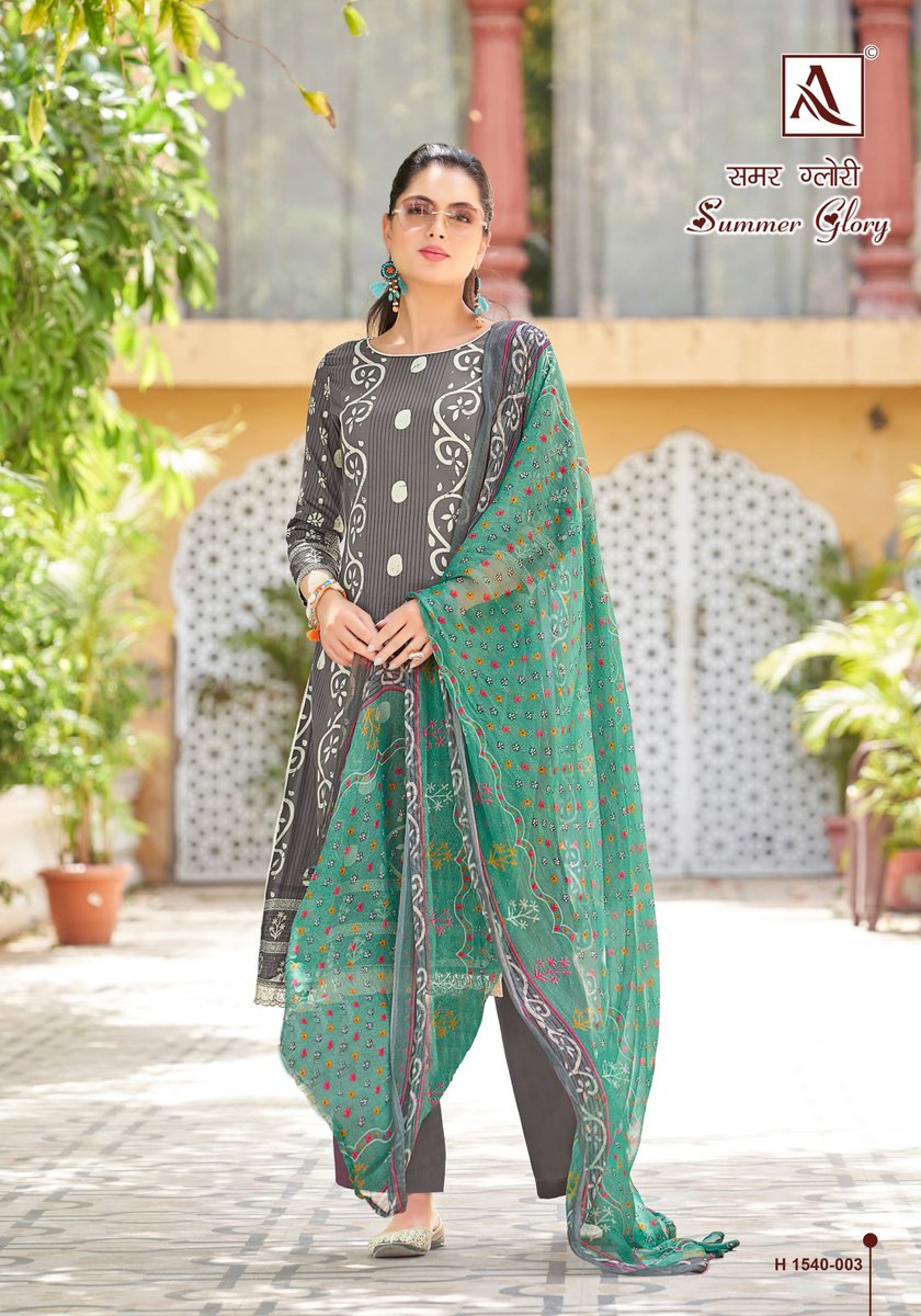 ALOK SUIT SUMMER GLORY H-1540-001 TO H-1540-006 3