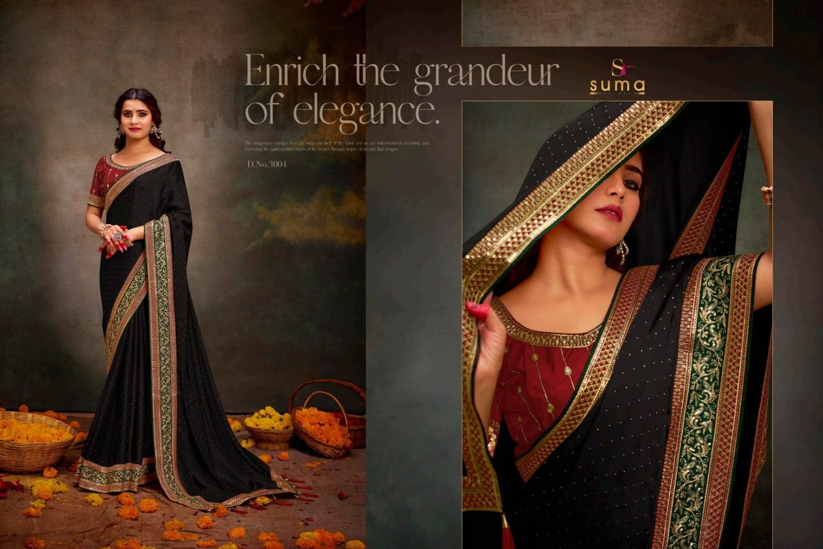 SUMA DESIGNER SILK SANCHI 3001 TO 3009 4