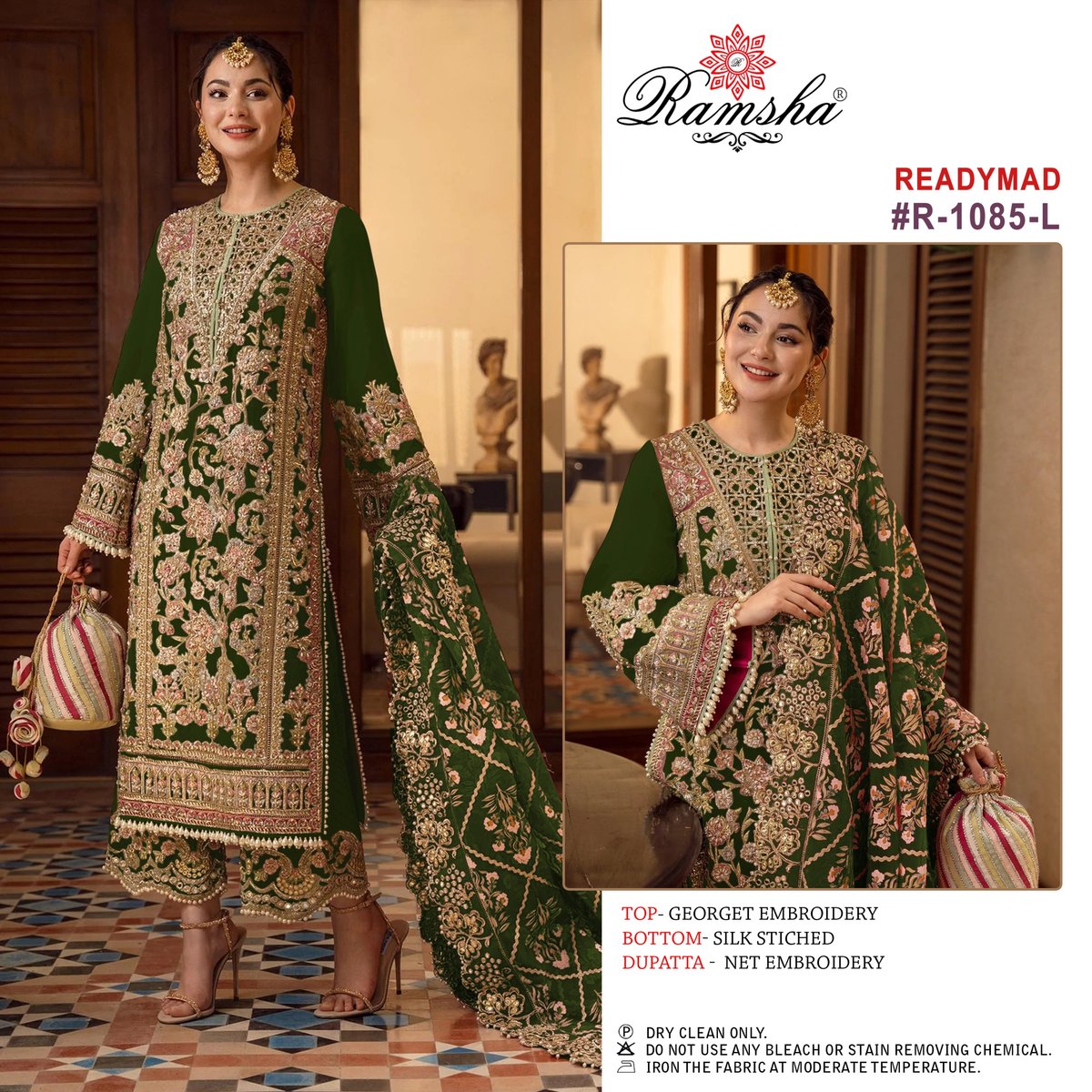 RAMSHA SUIT READYMADE R-1085-K TO R-1085-N 2