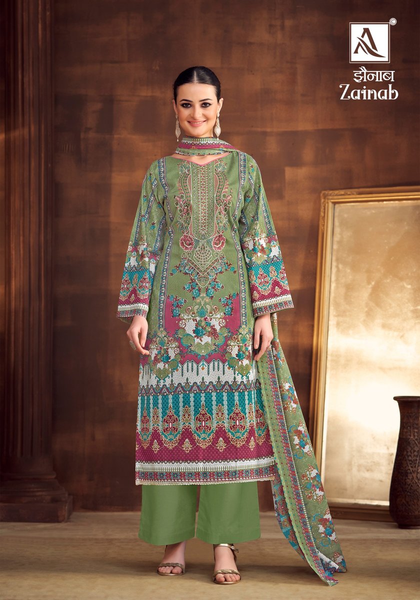 ALOK SUIT ZAINAB H-1495-001 TO H-1495-008 1