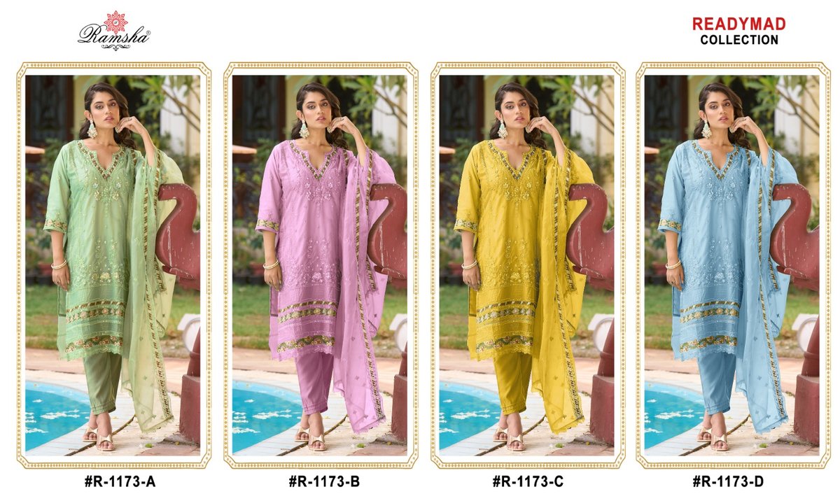 RAMSHA READYMADE R-1173-A TO R-1173-D 5
