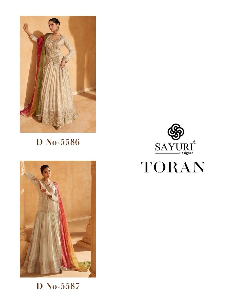 SAYURI DESIGNER TORAN 5586-5587 3