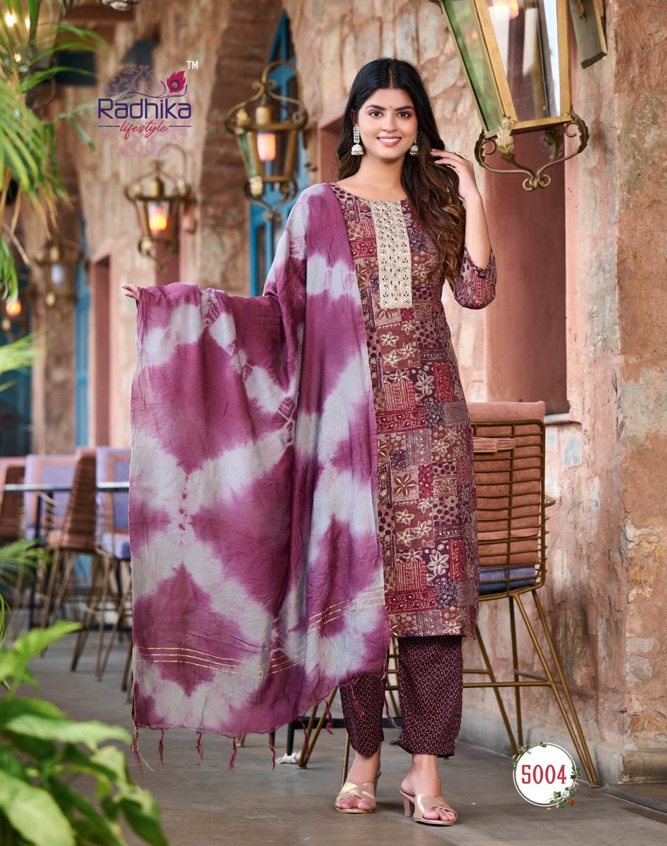 Radhika Lifestyle Seerat Vol-5 5001-5008 Series 4
