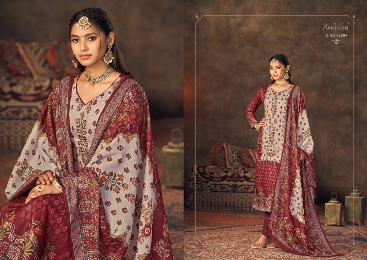 RADHIKA FASHION AZARA NAGMA 86001 TO 86004 4