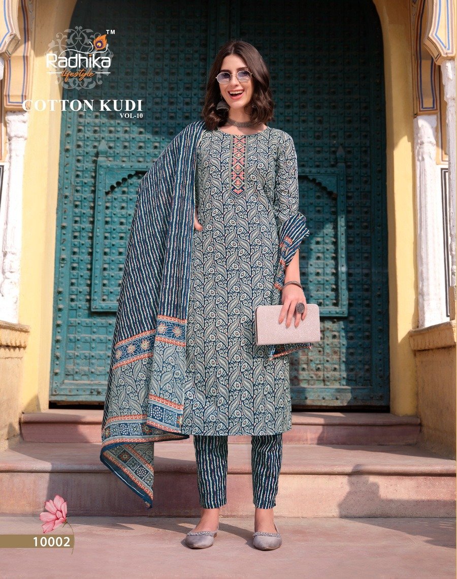 RADHIKA LIFESTYLE COTTON KUDI VOL-10 10001 TO 10008 2