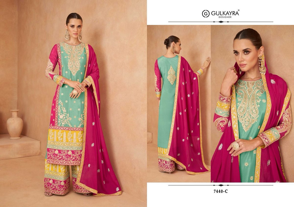 GULKAYRA DESIGNER VARNIKA 7440-A TO 7440-C 3