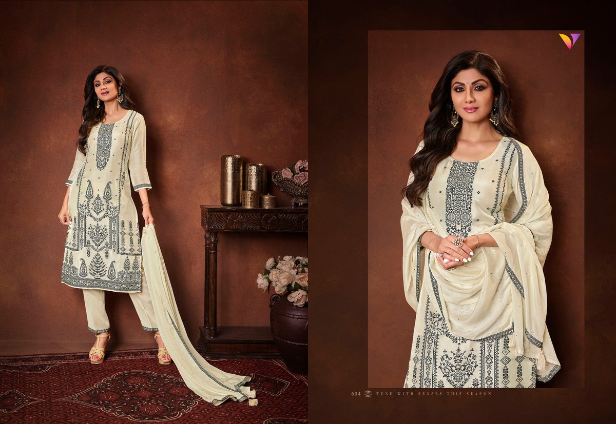 Viradi Fashion Vatsam Shilpa Vol-6 601-604 Series 4