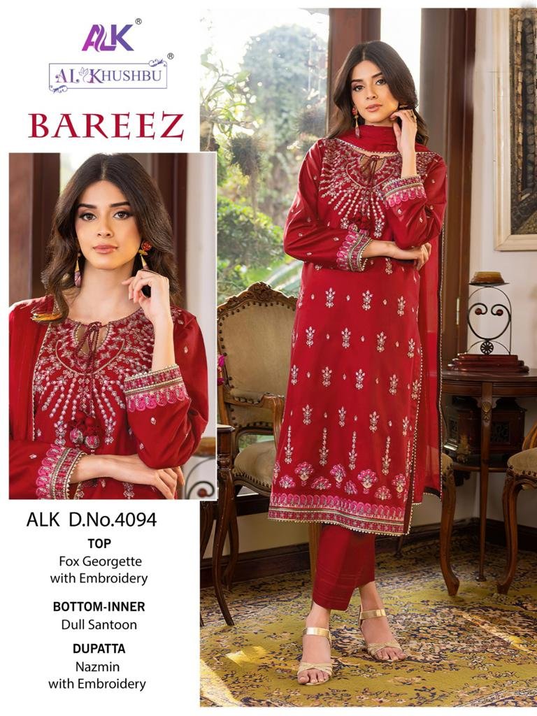 AL KHUSHBU BAREEZ VOL-1 4092 TO 4094 3