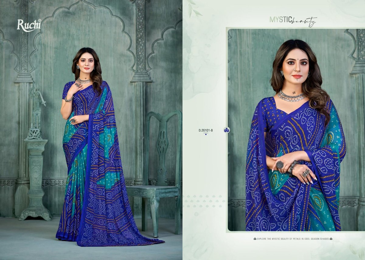 RUCHI STAR CHIFFON 131 EDITION 26101-A TO 26103-D 2