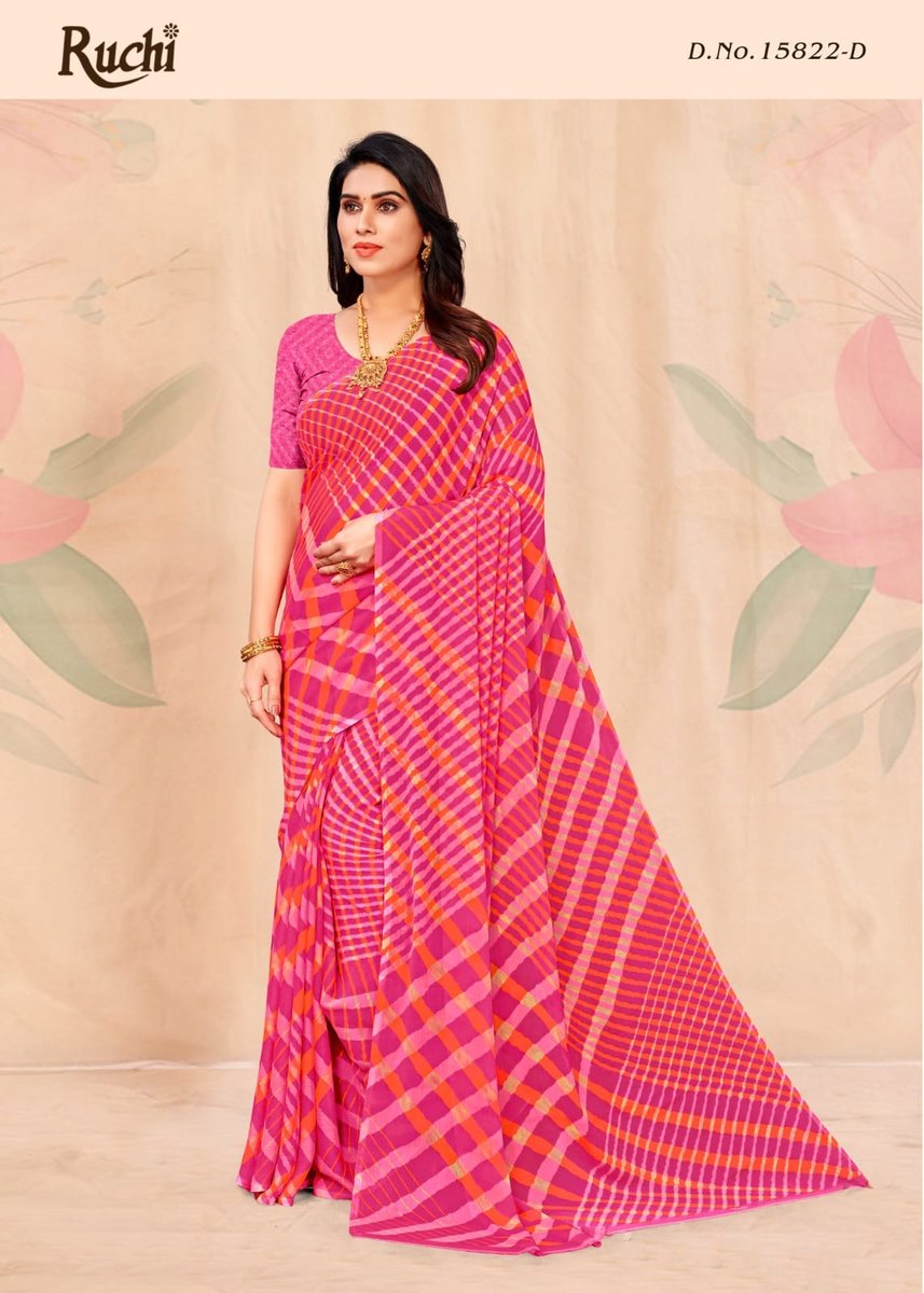 Ruchi Saree Star Chiffon Vol-126 15822 Colors 4
