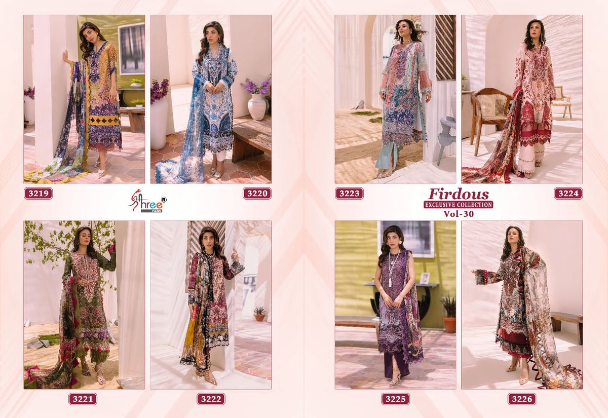 Shree Fab Firdous Exclusive Collection Vol-30 3219-3226 Series 9