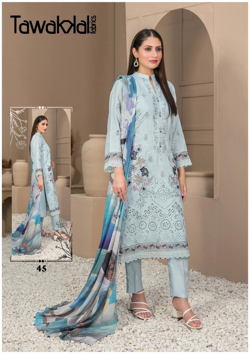 TAWAKKAL FABRICS MEHROZ LUXURY HEAVY COTTON COLLECTION VOL-5 41 TO 50 5