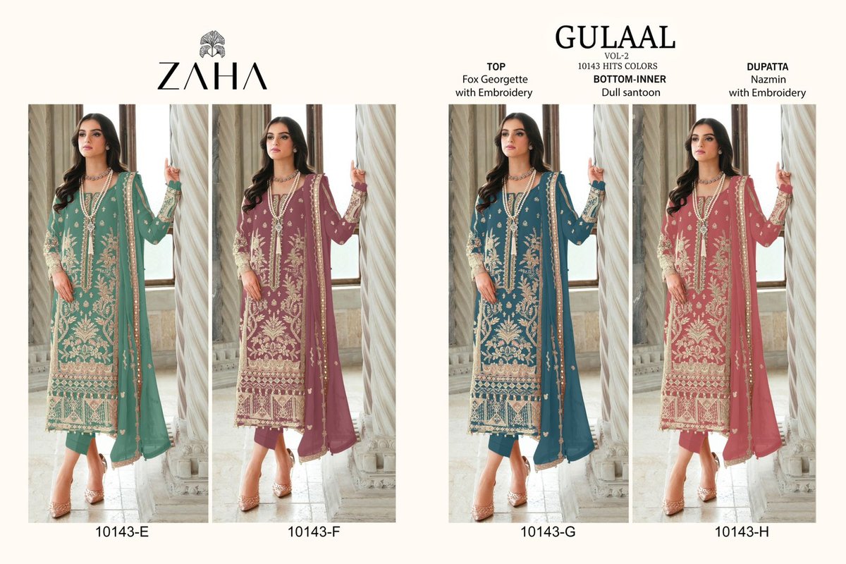 ZAHA GULAAL 10143-E TO 10143-H 5