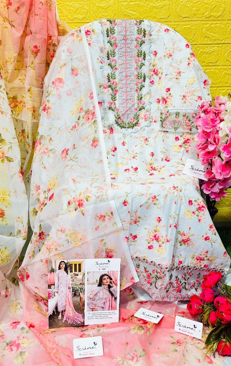 Serine Pakistani Suit S-160 Design 2