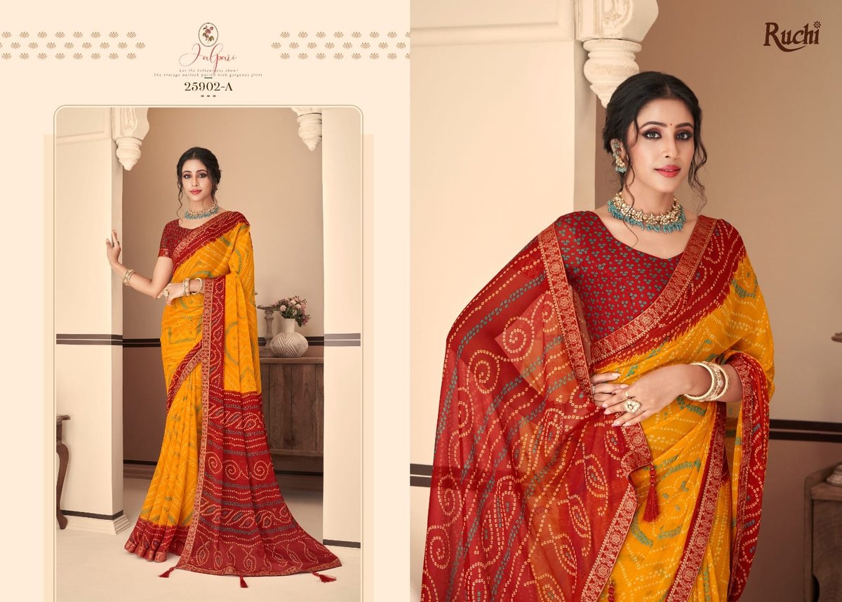 Ruchi Saree Jalpari 25901-25903 Series 5