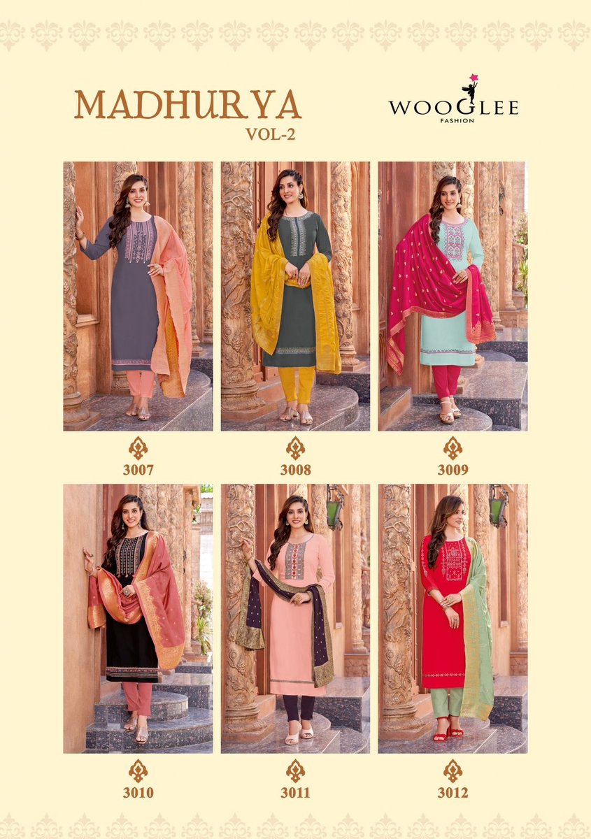 Wooglee Fashion Madhurya Vol-2 3007-3012 Series 7