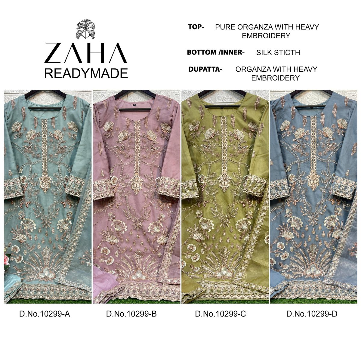 ZAHA READYMADE COLLECTION 10299-A TO 10299-D 5