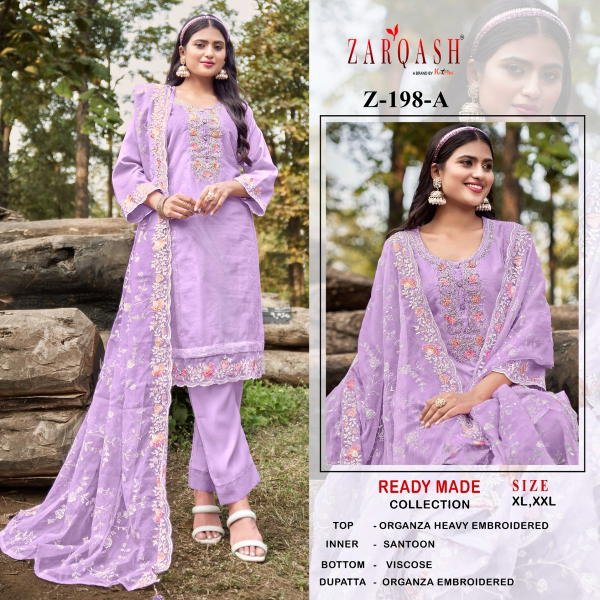 ZARQASH READYMADE COLLECTION Z-198-A TO Z-198-C