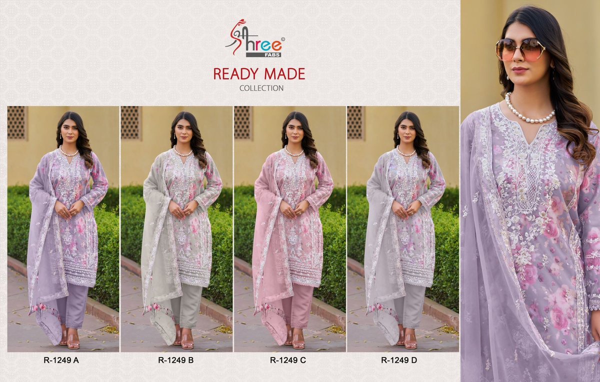 SHREE FAB READY MADE COLLECTION R-1249-A TO R-1249-D 5