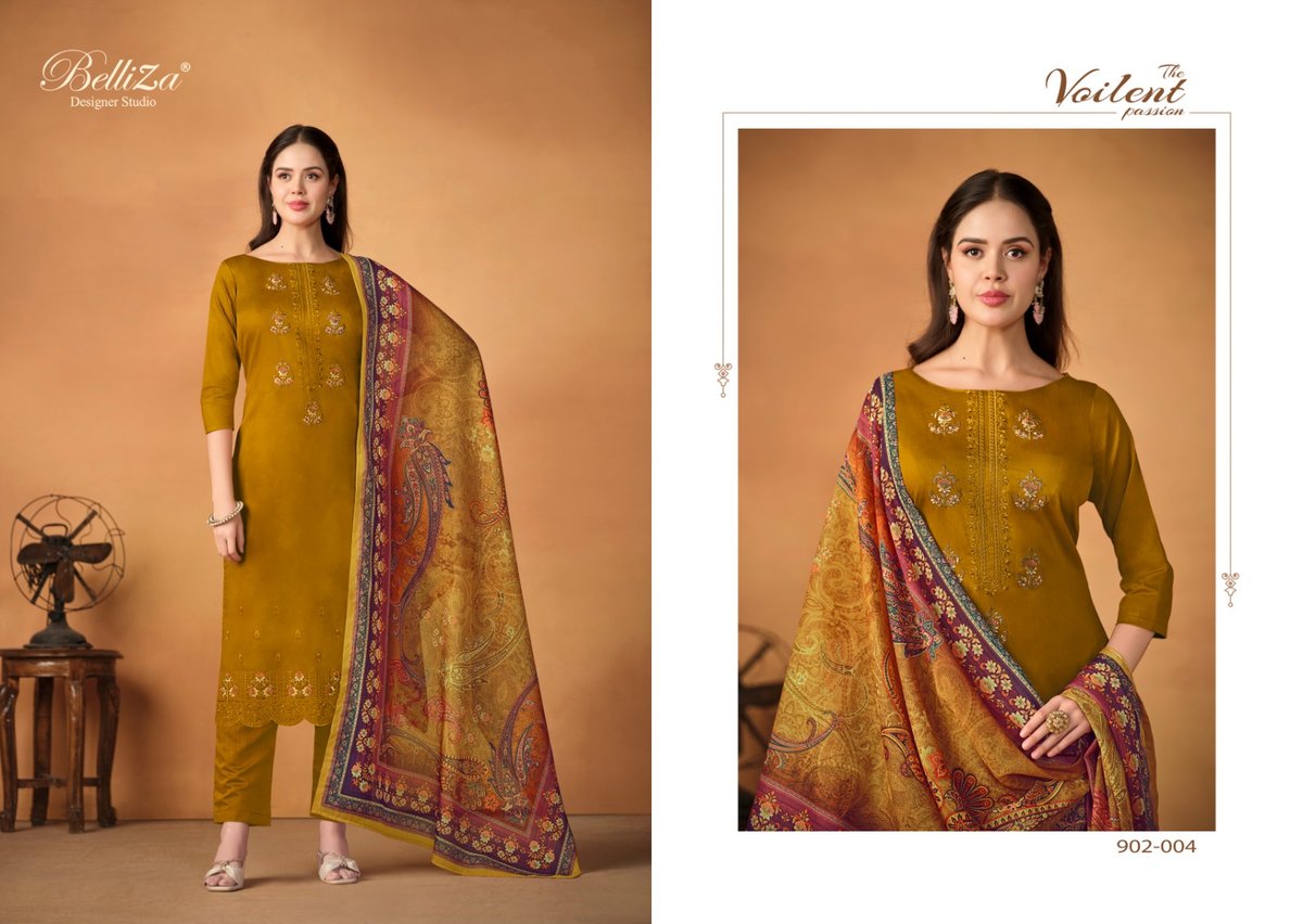 BELLIZA DESIGNER JASHN-E-ISHQ VOL-5 902-001 TO 902-006 4