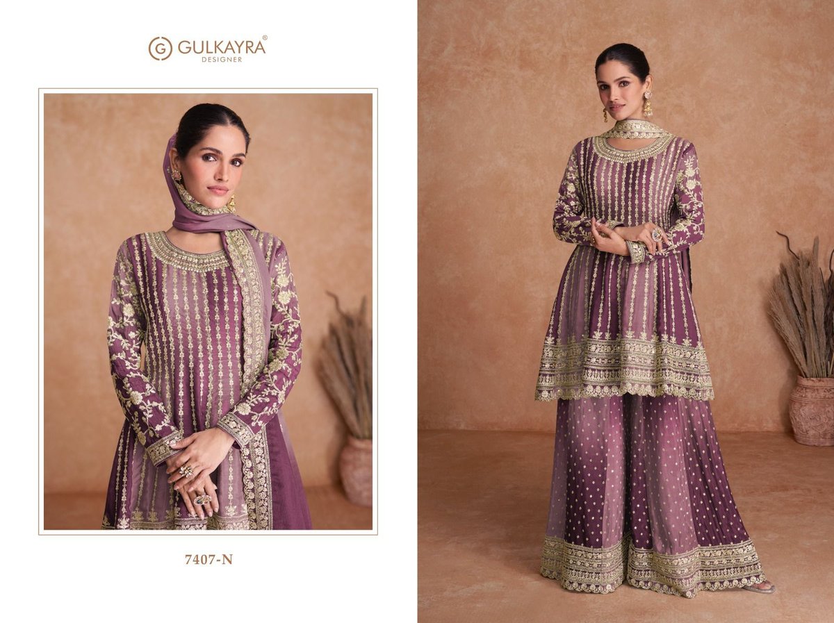 GULKAYRA DESIGNER VAANI VOL-2 7407-F TO 7407-N 9
