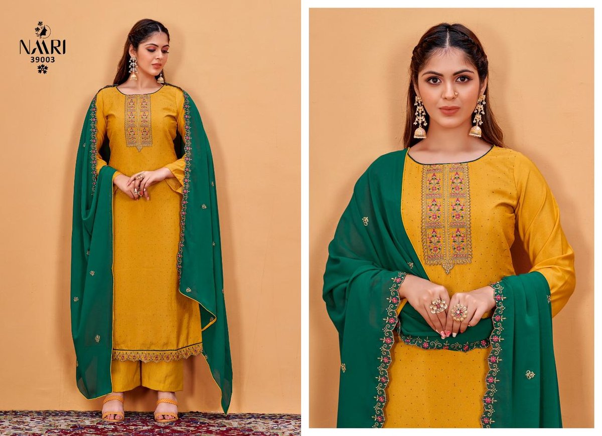 Naari Silkina French Crape 39001-39004 Series 3