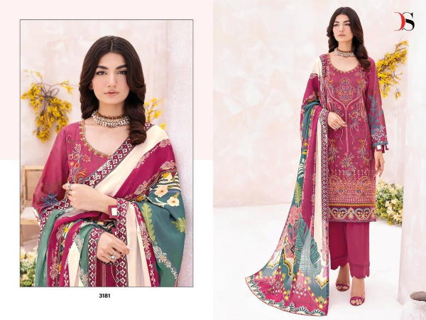 Deepsy Suit Cheveron Vol-8 3181-3186 Series