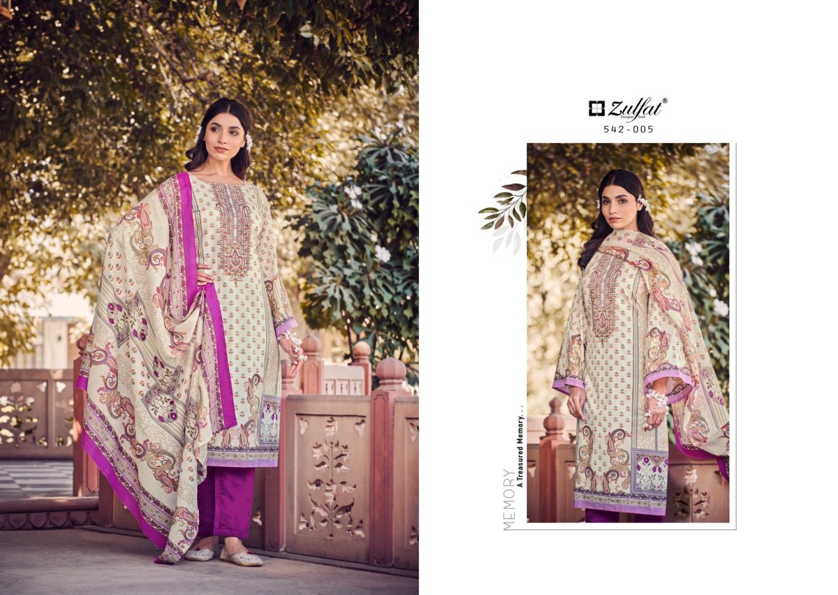 ZULFAT DESIGNER JANNAT 542-001 TO 542-006 5