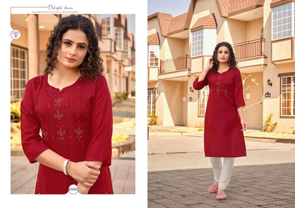 KALAROOP FASHION SCARLET 13682 TO 13687