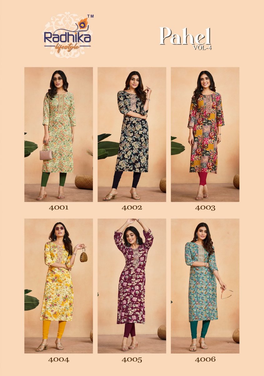 Radhika Lifestyle Pahel Vol-4 4001-4006 Series 7
