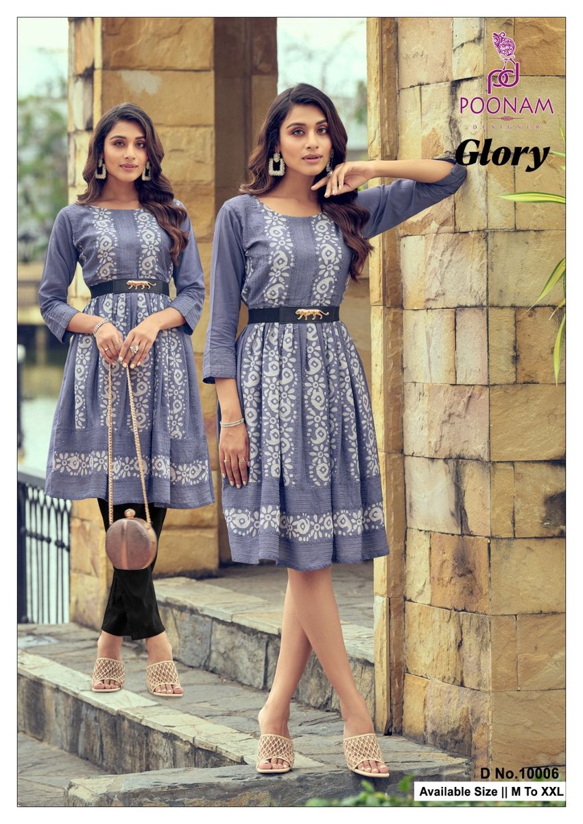 POONAM DESIGNER GLORY 10001 TO 10008 6