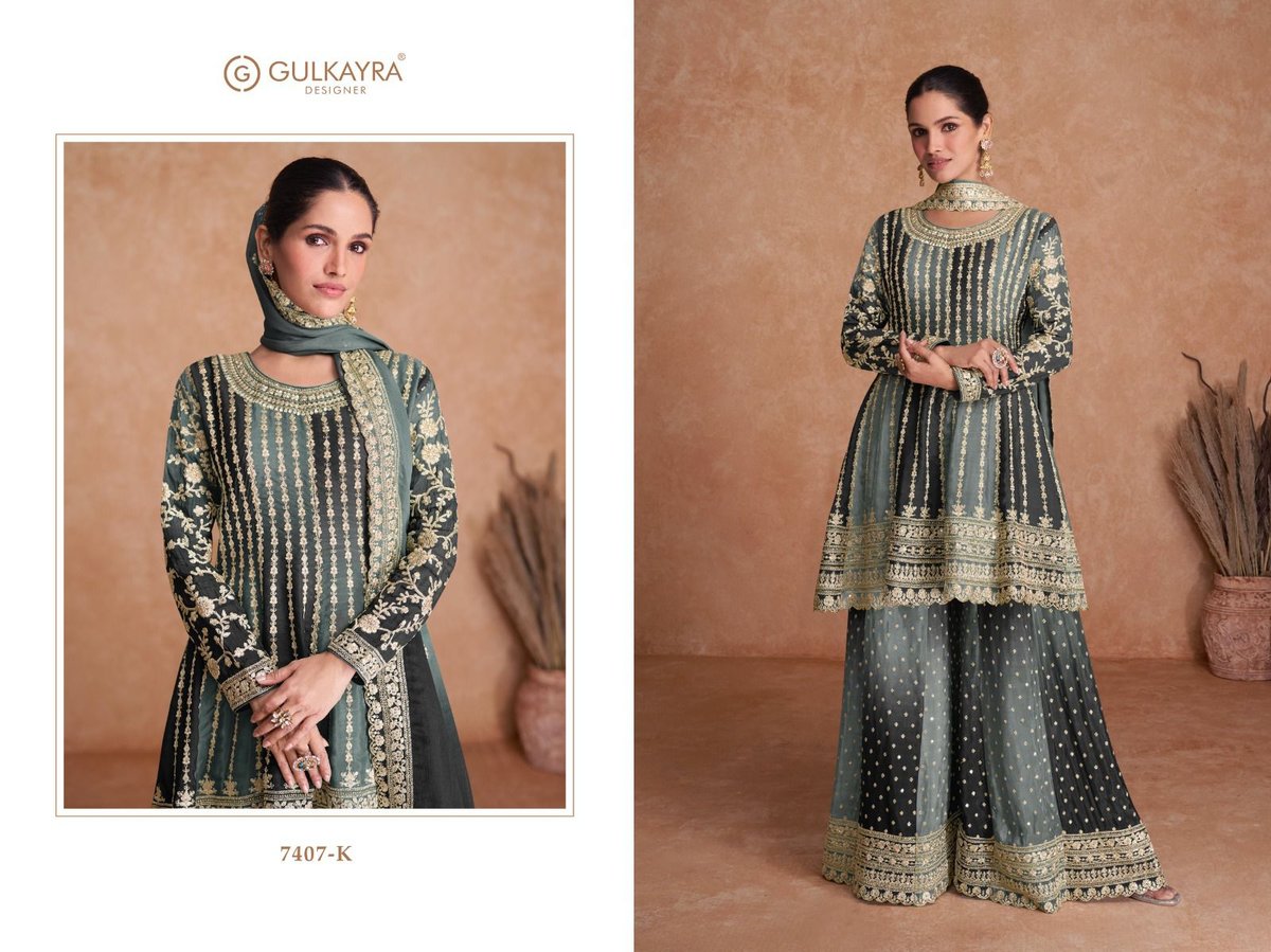 GULKAYRA DESIGNER VAANI VOL-2 7407-F TO 7407-N 6