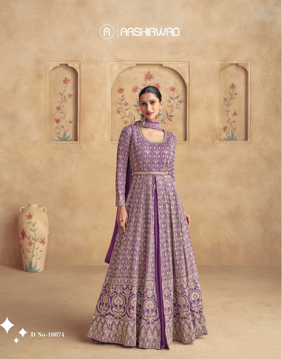 AASHIRWAD CREATION MAHARANI 10072-10075 3