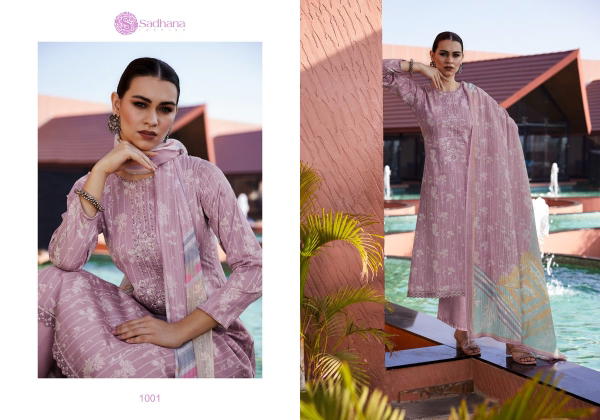 SADHANA FASHION ZABIN 1001 TO 1008
