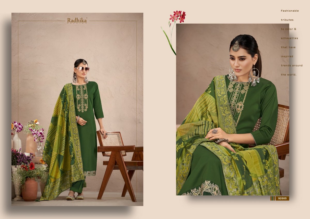 RADHIKA FASHION AZARA BIBO JAAN 92001 TO 92006 5