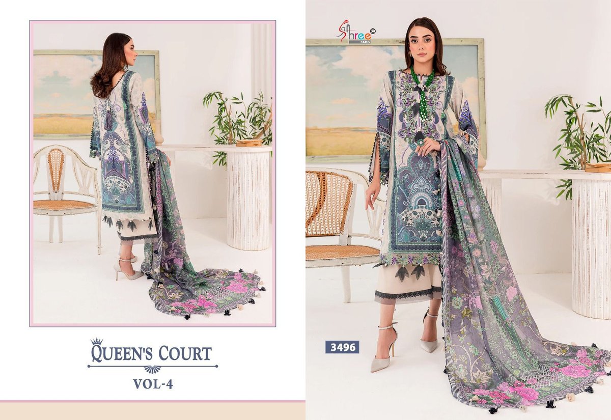 SHREE FAB QUEENS COURT VOL-4 3491 TO 3497 6